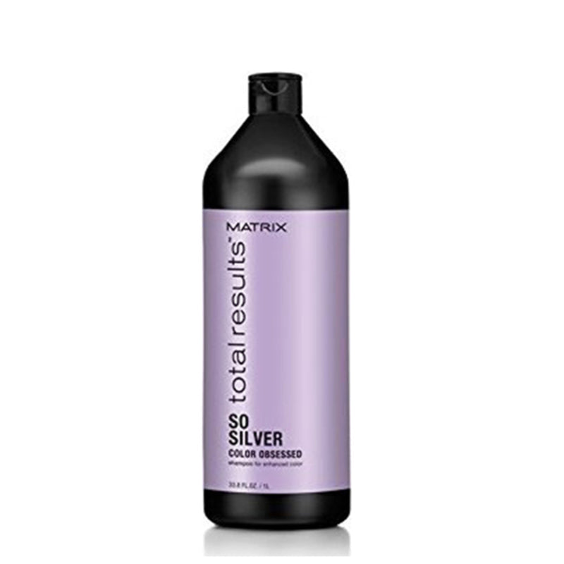 Kleurneutraliserende shampoo Totaal resultaat So Silver Matrix (1000 ml)