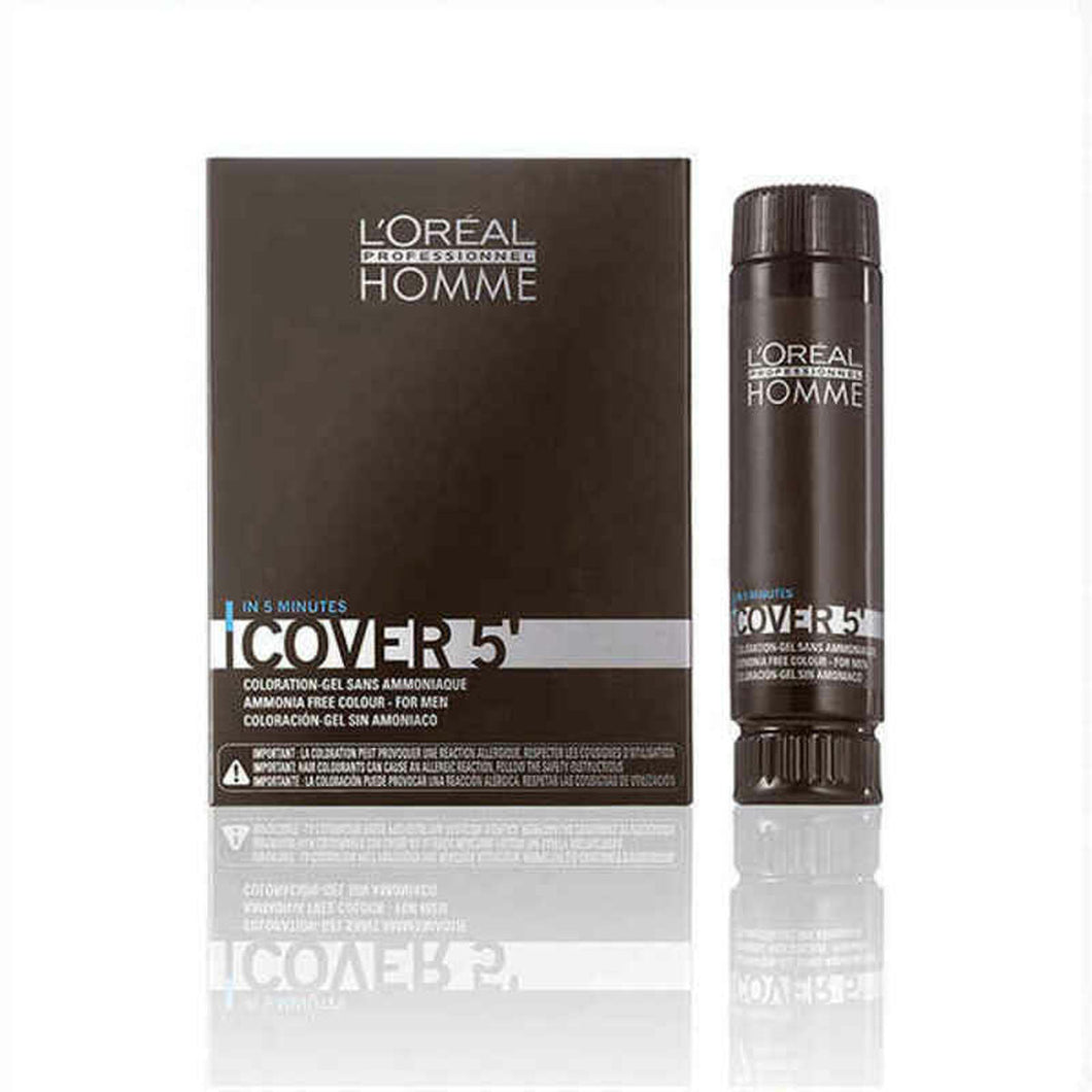 Crème Kleurstof L'Oréal Professionnel Paris Homme Cover 5 Nº3 (3 x 50 ml)