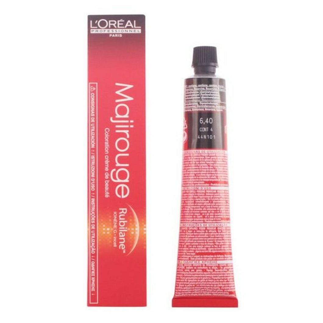 Permanent Colour Creme Majirouge Rubilane N6,40 L'Oreal Expert Professionnel (50 ml)