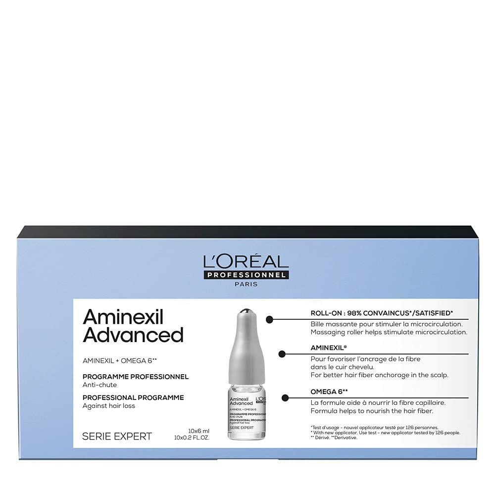 Ampoules L'Oreal Professionnel Paris Aminexil Advanced Strengthening Hair Treatment (10 x 6 ml)