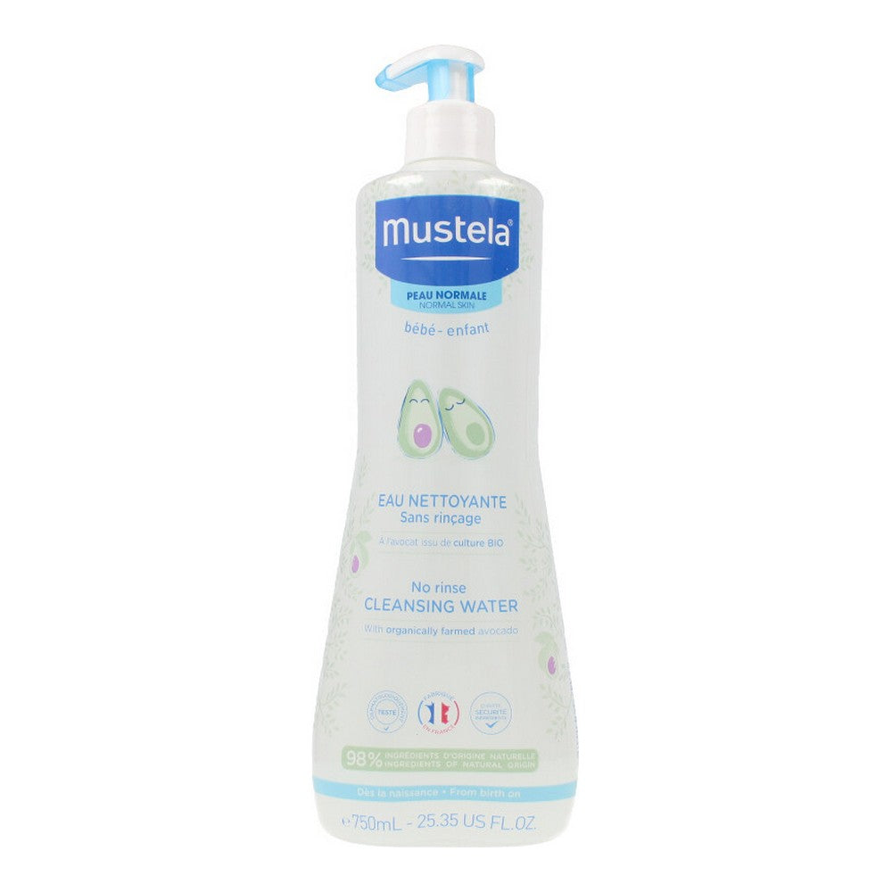 No-rinse Cleansing Water for Babies Mustela (750 ml)