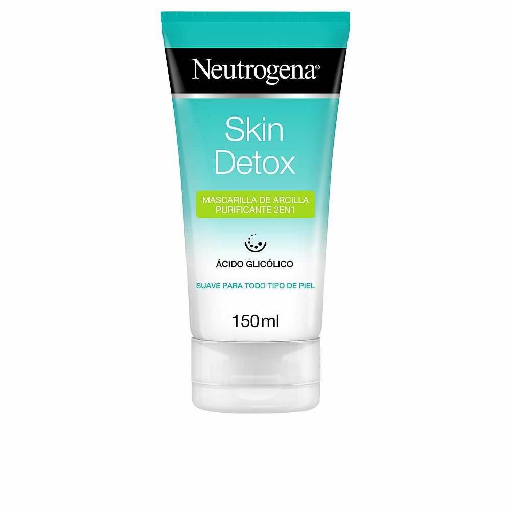 Masque Purifiant Neutrogena Nettoyant Skin Detox Argile Hydratante Acide Glycolique Détoxifiant (150 ml)