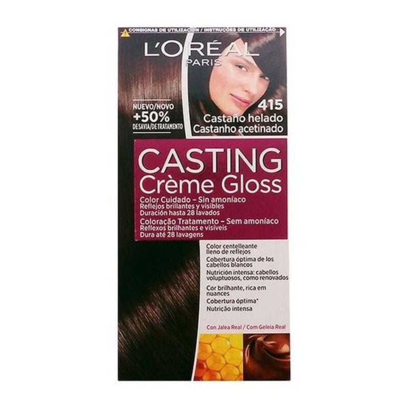 Dye No Ammonia Casting Creme Gloss L'Oreal Make Up Châtaigne congelée