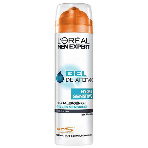 Shaving Gel MEN EXPERT Sensitive Skin L'Oreal (200 ml) - Lindkart