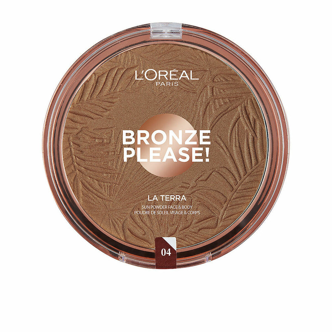 Compact Bronzing Powders L'Oreal Make Up Glam Bronze La Terra Nº 04