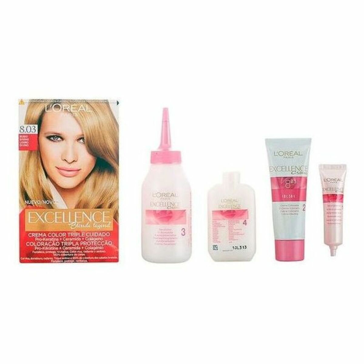 Teinture Permanente Excellence L'Oreal Make Up Divine blonde