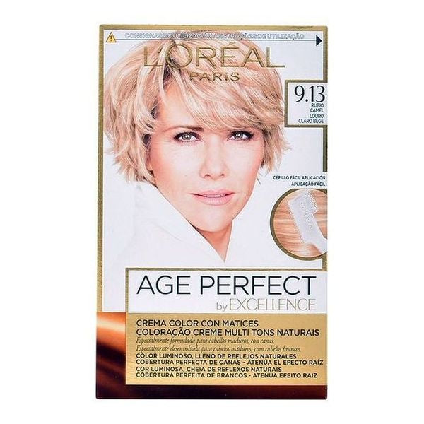 Permanente Anti-Aging Dye Excellence Age Perfect L'Oréal Make Up Blonde