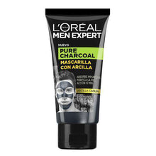 Afbeelding in Gallery-weergave laden, Men Expert Pure Charcoal Purifying Clay Mask L&#39;Oreal (50 ml) - Lindkart

