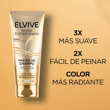 Cargar imagen en el visor de la galería, Restorative Shampoo L&#39;Oreal Make Up Elvive Aceite Extraordinario (250 ml)
