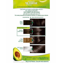 Cargar imagen en el visor de la galería, Crème Colorante Permanente Garnier Nutrisse Creme 3/30 - Castaño Oscuro
