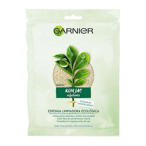 Exfoliating Facial Sponge Bio Konjac Garnier - Lindkart