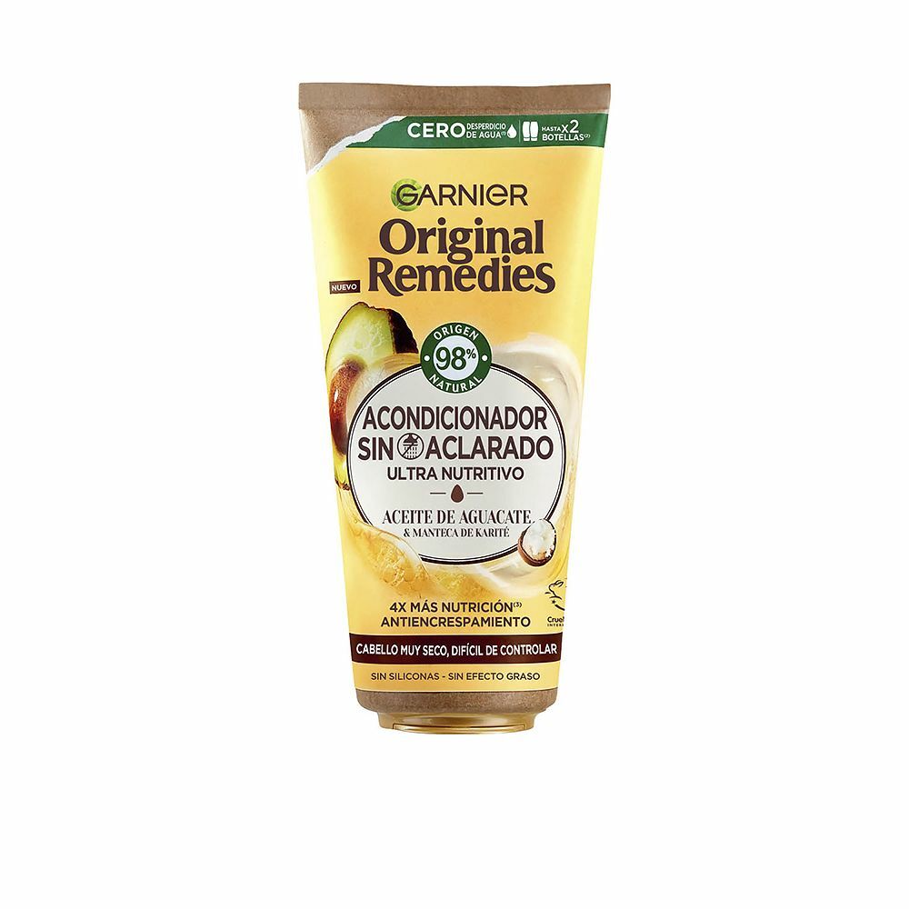 Niet-verhelderende conditioner Garnier Original Remedies Shea Butter Revitaliserende voeding Avocado (200 ml)