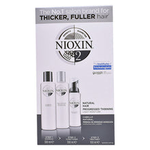 Cargar imagen en el visor de la galería, Unisex Cosmetic Set Nioxin System 2 Anti-haaruitvalbehandeling (3 stuks)
