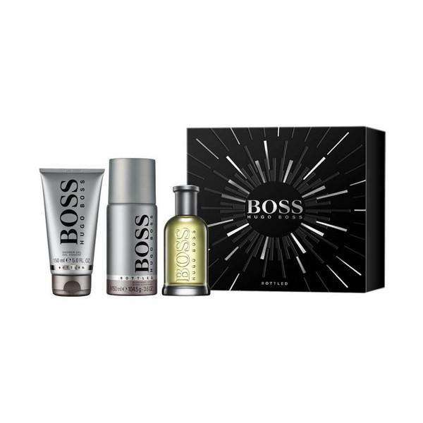 Men's Perfume Set Bottled Hugo Boss (3 pcs) - Lindkart