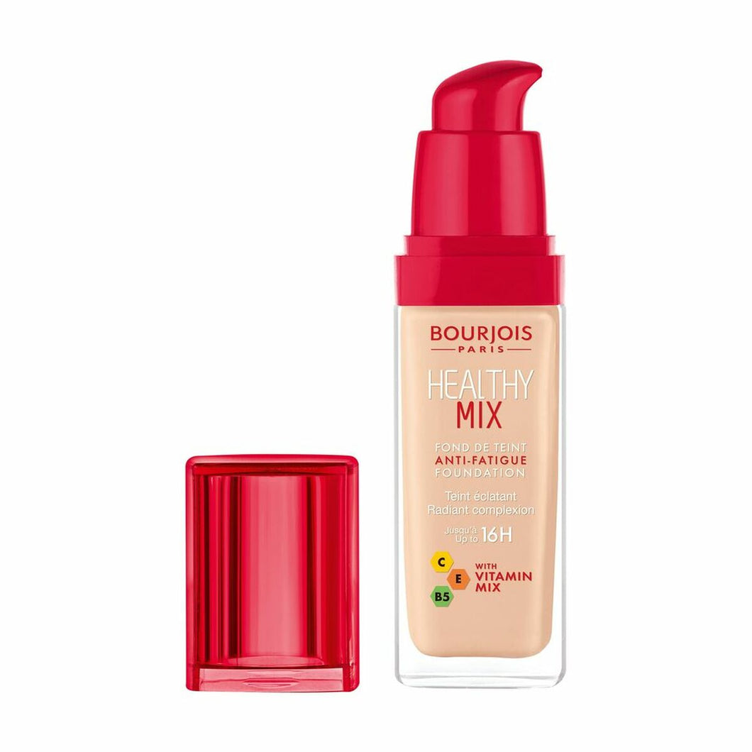 Vloeibare make-upbasis Bourjois Healthy Mix 50,5-licht ivoor 16 uur (30 ml)