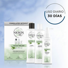 Cargar imagen en el visor de la galería, Traitement volumateur Nioxin Scalp Relief (3 pcs
