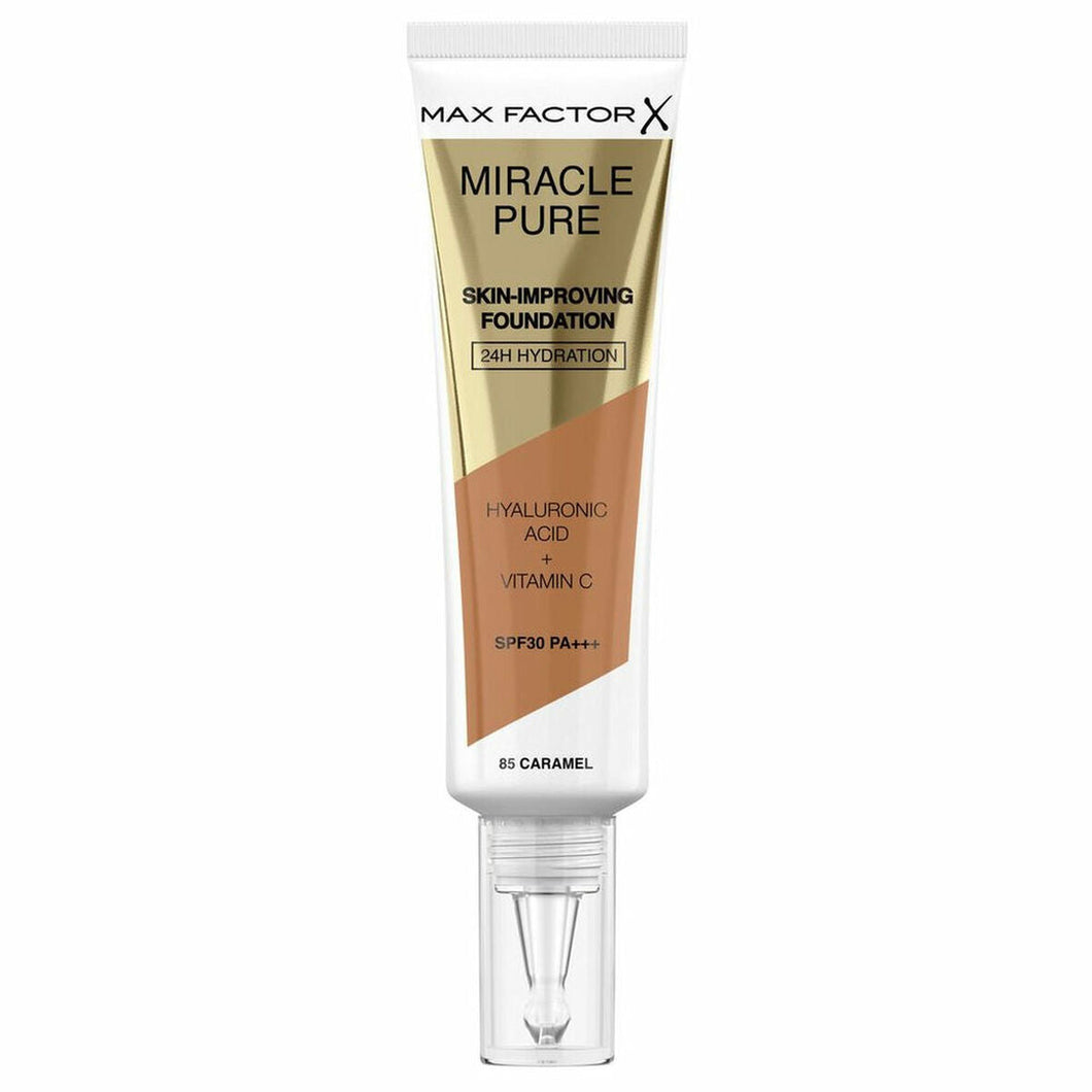 Liquid Make Up Base Max Factor Miracle Pure SPF 30 85-Caramel (30 ml)