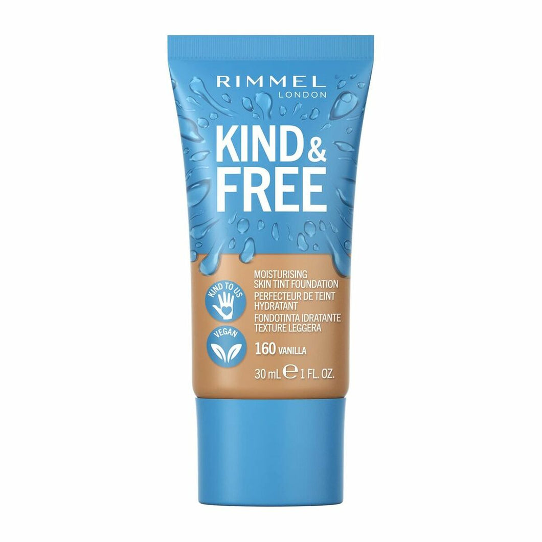 Crème Make-up Basis Rimmel London Kind & Free 160-vanille (30 ml)