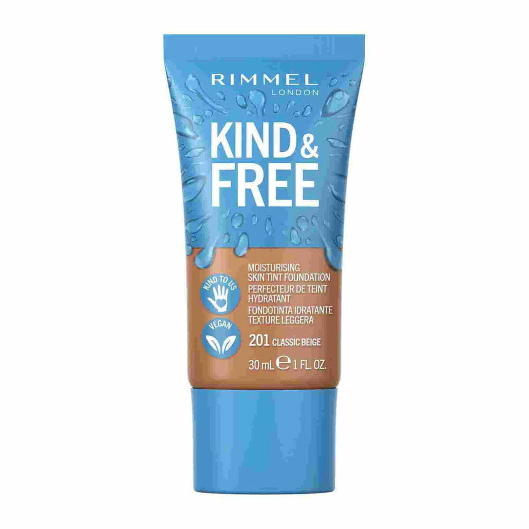 Crème Make-up Basis Rimmel London Kind & Free 210-goudbeige (30 ml)