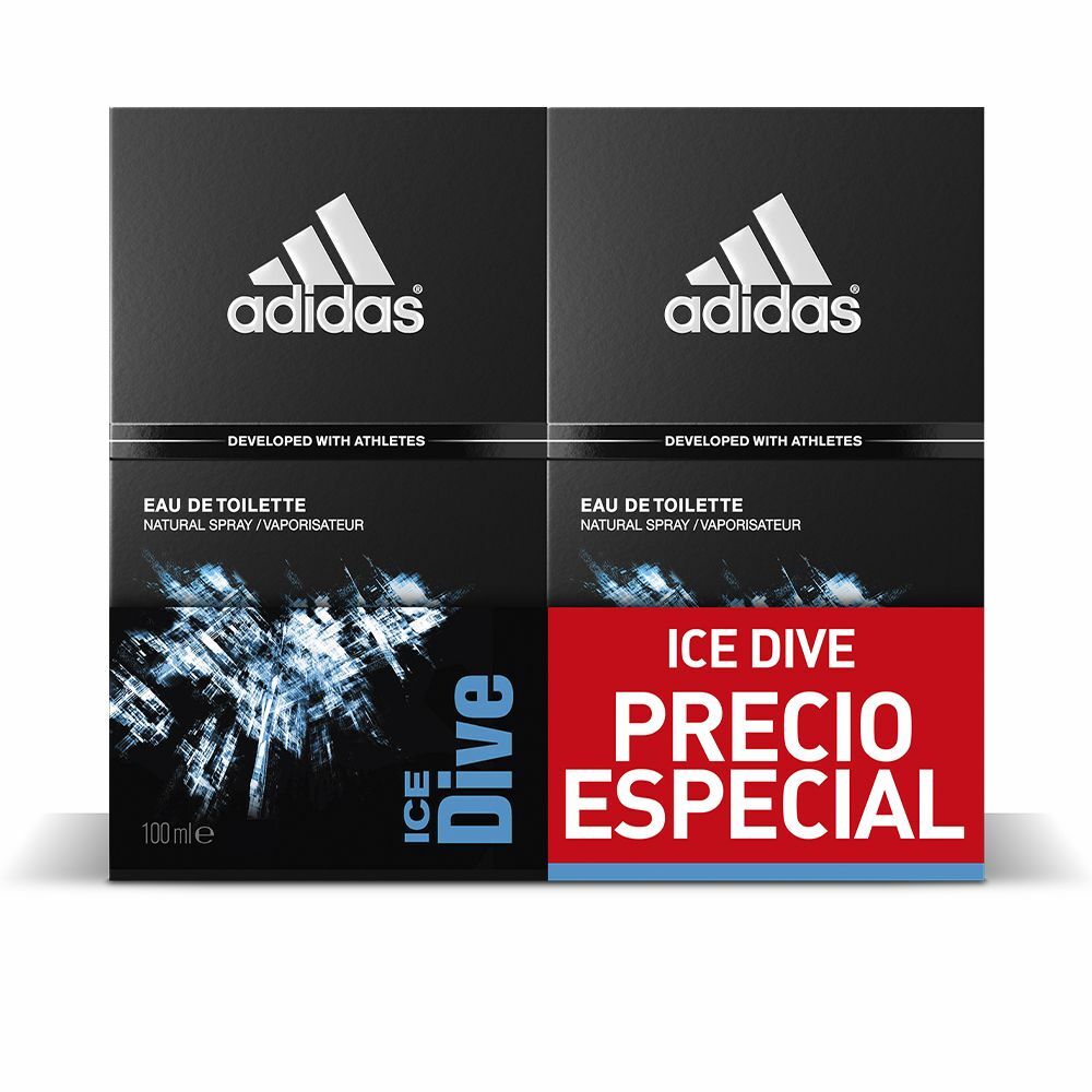 Men's Perfume Set Adidas Ice Dive EDT (2 x 100 ml)