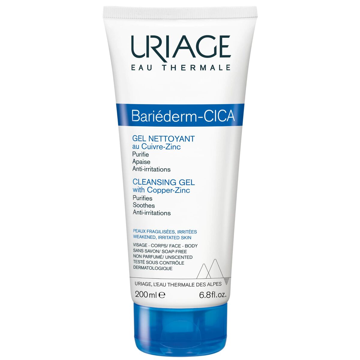 Reinigingsgel Uriage Bariéderm-CICA (200 ml)