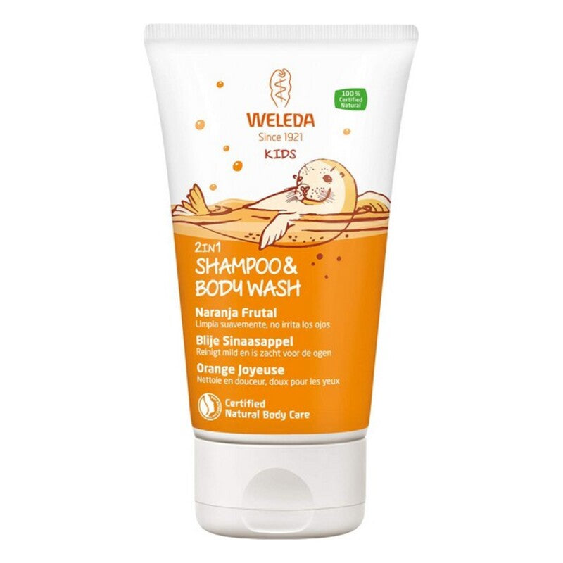 2-in-1 Gel en Shampoo Kids Weleda Oranje (150 ml)