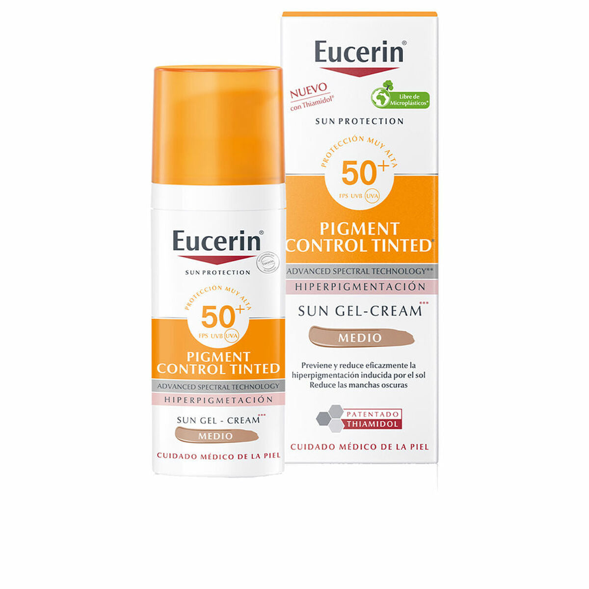 Crème Solaire Eucerin Medium SPF 50+ (50 ml)