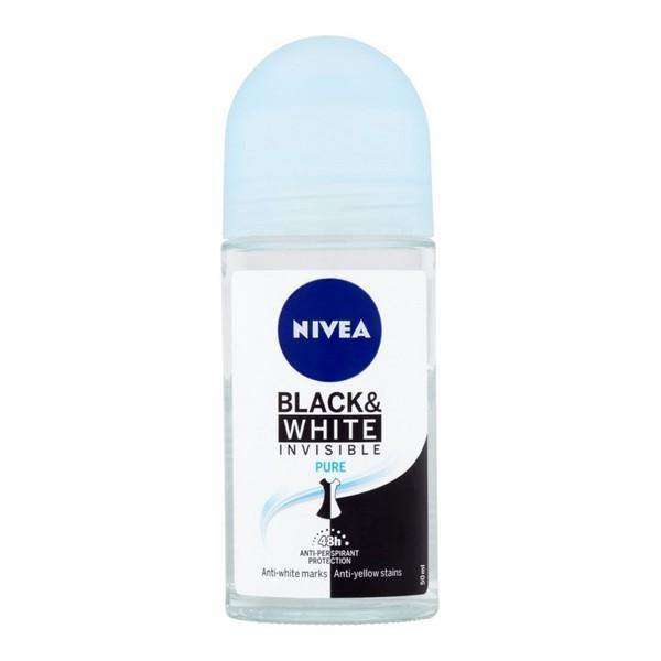 Roll-On Deodorant Men Black & White Active Nivea (50 ml) - Lindkart