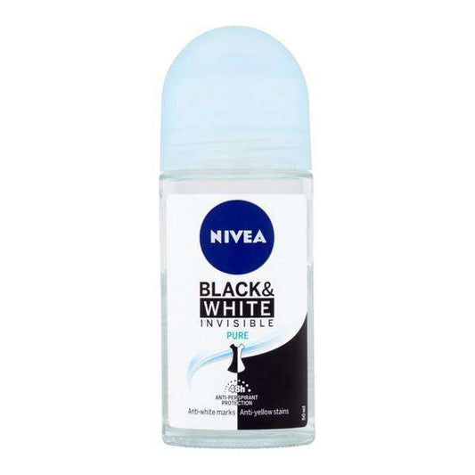 Roll-On Deodorant Men Black & White Active Nivea (50 ml) - Lindkart