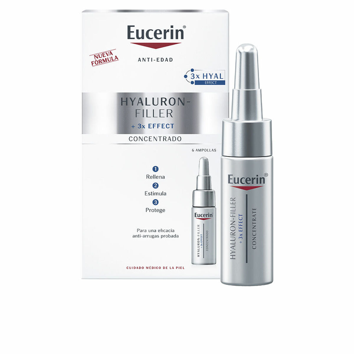 Sérum Anti-âge Nuit Eucerin Hyaluron Filler Concentrate Ampoules 6 x 5 ml