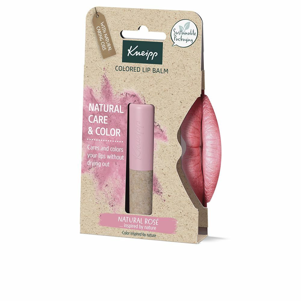 Baume à Lèvres Coloré Naturel Rosé (3,5 g)