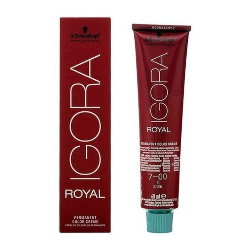 Permanent Dye Igora Royal Schwarzkopf 7-00 (60 ml)