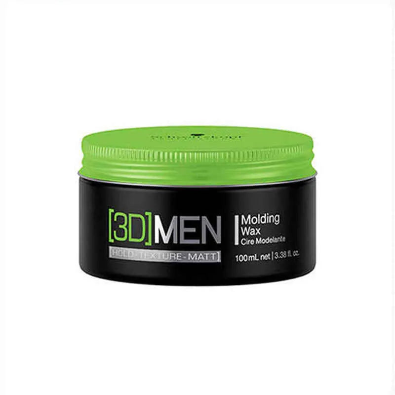 Moulding Wax Schwarzkopf 3D Men (100 ml)