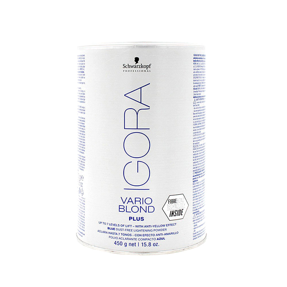 Permanente Kleurstof Igora Vario Blond Plus Blauw 7/Niv Schwarzkopf (450 g)