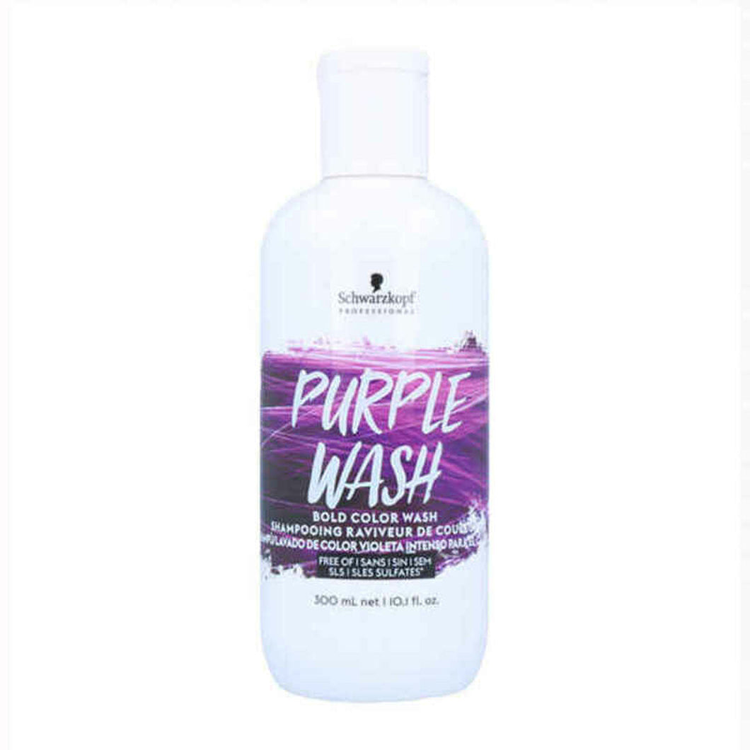 Non-permanent Colourant Shampoo Bold Color Purple Wash Schwarzkopf (300 ml)