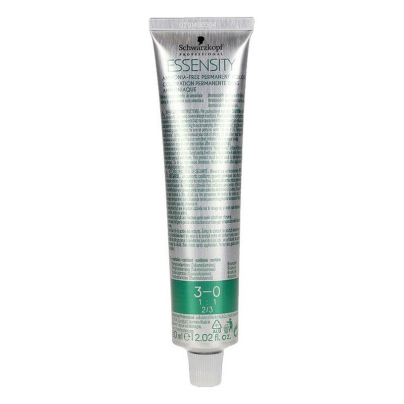 Permanent Colour Creme Schwarzkopf (60 ml) (Nº 3-0)