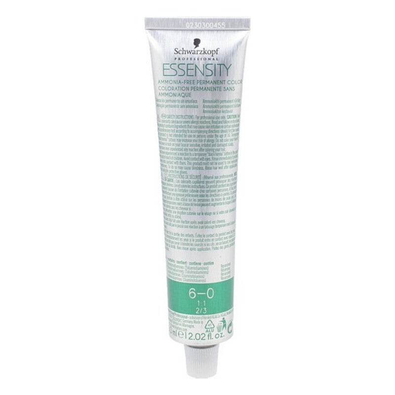 Permanent Colour Creme Schwarzkopf (60 ml) (Nº 6-0)