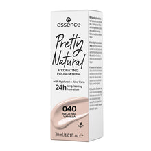 Cargar imagen en el visor de la galería, Vloeibare make-upbasis Essence Pretty Natural 040-neutrale vanille (30 ml)
