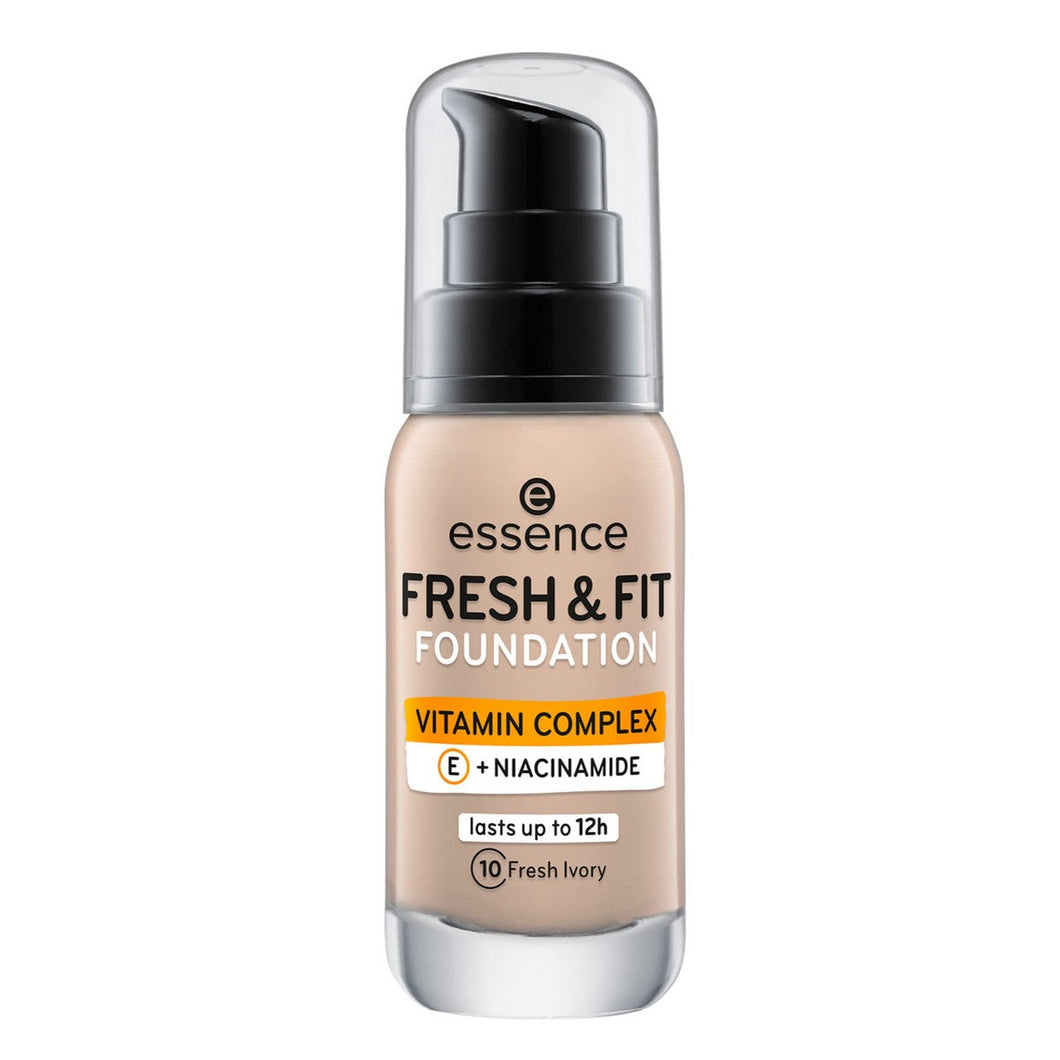 Crème Make-up Basis Essence Fresh & Fit 10-vers ivoor (30 ml)