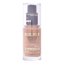 Afbeelding in Gallery-weergave laden, Fluid Foundation Make-up Miracle Match Blur &amp; Nourish Max Factor - Lindkart
