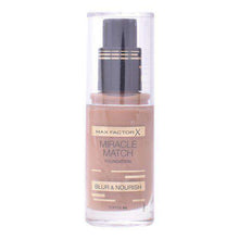Afbeelding in Gallery-weergave laden, Fluid Foundation Make-up Miracle Match Blur &amp; Nourish Max Factor - Lindkart
