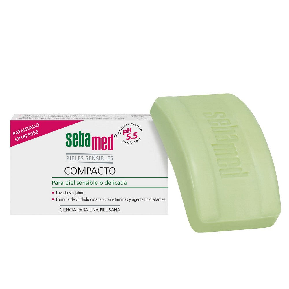 Gel Bar Sebamed Compacto Gevoelige huid Zonder Zeep (100 g)