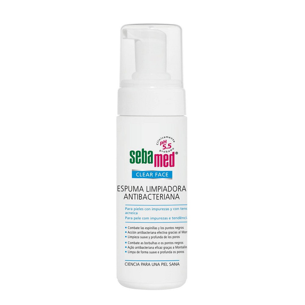 Mousse Nettoyante Sebamed Clear Face Antibactérienne (150 ml)