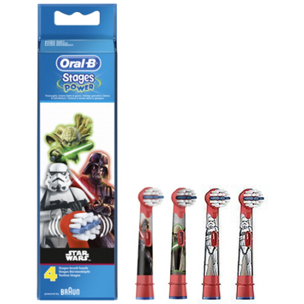 Reservekop Star Wars Oral-B EB 10-4FFS 4UD Rood