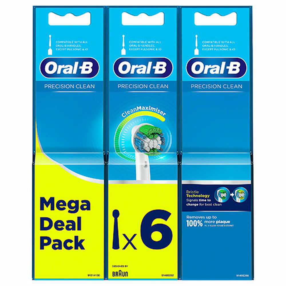 Tête de rechange Oral-B Precision Clean EB20 6 unités