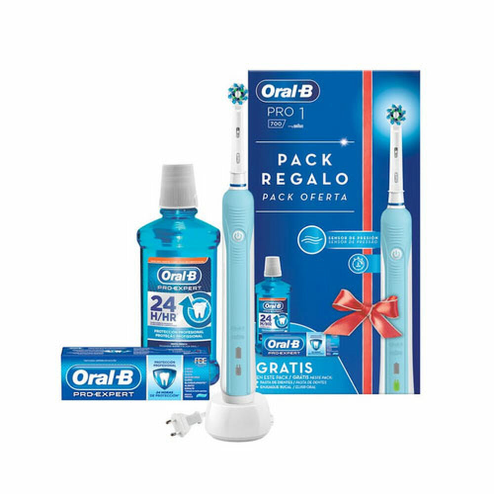 Elektrische tandenborstel Oral-B Pro 1 700 3D Blauw