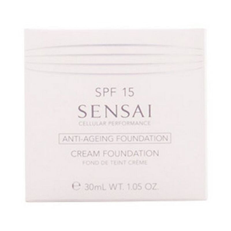 Fond de Teint Fluide Maquillage Performance Cellulaire Sensai 13-Warm Beige Spf 15 (30 ml)