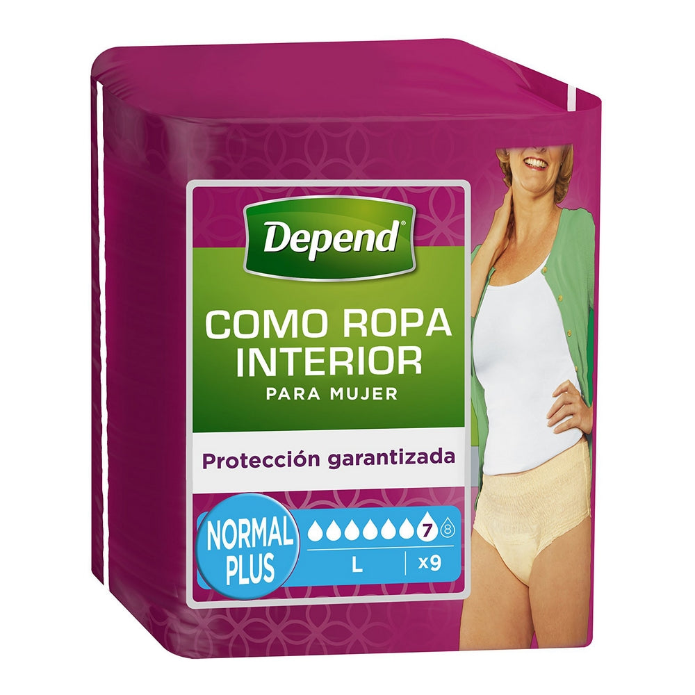 Incontinence Protector Depend (9 uds)