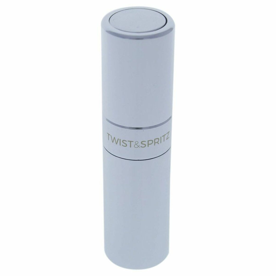 Rechargeable atomiser Twist & Spritz Silver Polished (8 ml)