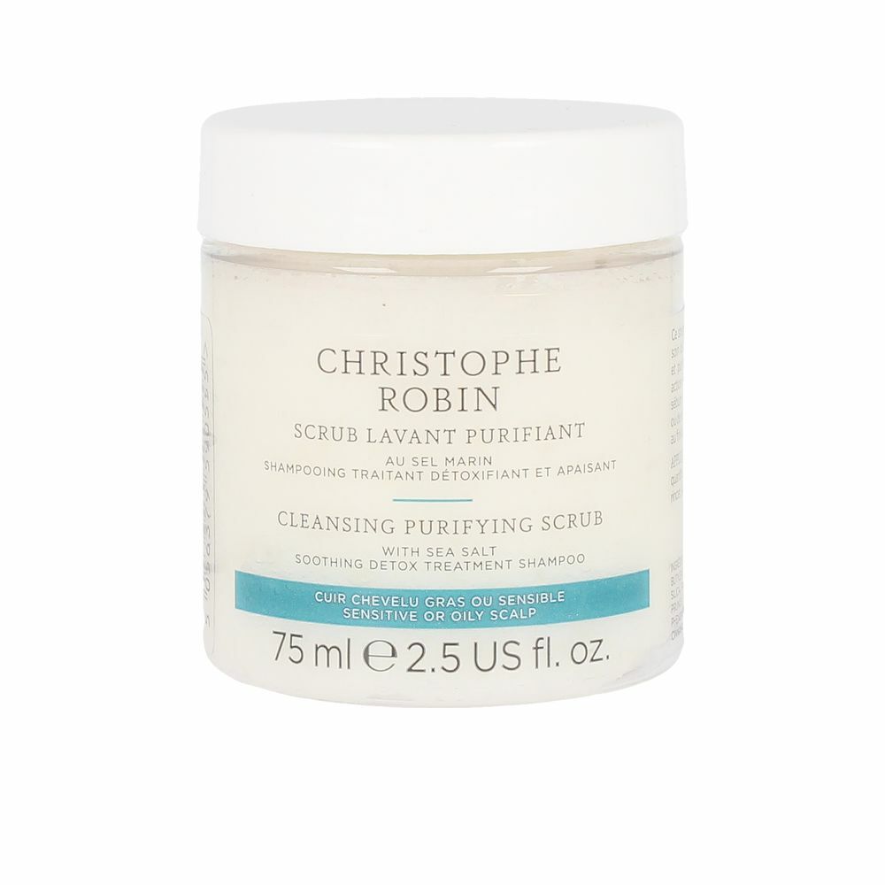 Haarexfoliator Christophe Robin reiniger Zout (75 ml)